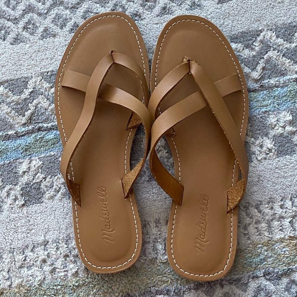 NWOT Madewell Brown Leather Sandals